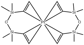 Bis[1,3-bis( 2-ethenyl)-1,1,3,3-tetramethyldisiloxane]platinum Structure