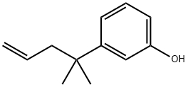 3-(1,1-Dimethyl-3-buten-1-yl)-phenol Structure