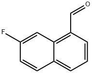 7-Fluoro-1-naphthalenecarboxaldehyde Struktur