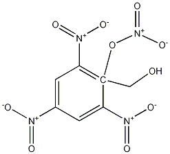 2,4,6-Trinitro-benzenemethanol 1-nitrate 结构式