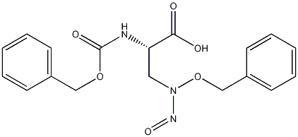 3-[Nitroso(benzyloxy)amino]-N-[(benzyloxy)carbonyl]-L-alanine, 832090-73-0, 结构式