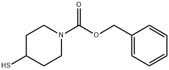 4-巯基哌啶-1-羧酸苄酯, 833491-24-0, 结构式