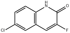 6-Chloro-3-Fluoro-2-hydroxyquinoline Struktur