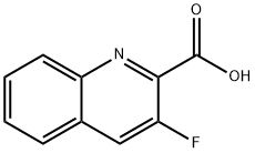 3-Fluoroquinoline-2-carboxylic acid Struktur