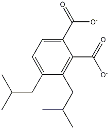 Diisobutylphthalate 结构式