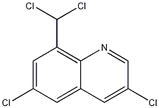 3,6-Dichloro-8-(dichloromethyl)quinoline Struktur