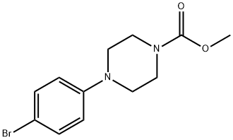 METHYL 4-(4-BROMOPHENYL)PIPERAZINE-1-CARBOXYLATE, 841295-69-0, 结构式