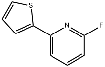2-fluoro-6-(thiophen-2-yl)pyridine Struktur