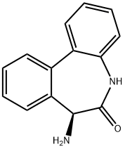 (S)-7-Amino-5H,7H-dibenzo[b,d]azepin-6-one 结构式