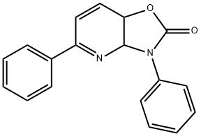 3a,7a-Dihydro-3,5-diphenyl-oxazolo[4,5-b]pyridin-2(3H)-one Structure