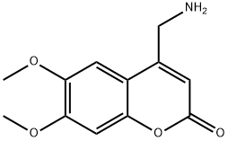4-(Aminomethyl)-6,7-dimethoxycoumarin Structure
