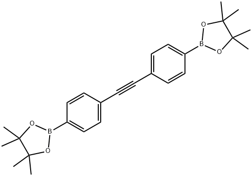 Diphenylacetylene-4,4'-diboronic acid bis(pinacol) ester, 95% Structure