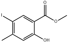 methyl 2-hydroxy-5-iodo-4-methylbenzoate Struktur