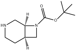 (1S,6R)-8-BOC-3,8-二氮杂双环[4.2.0]辛烷, 851526-80-2, 结构式
