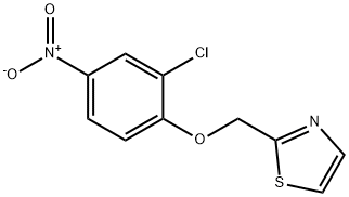 2-[(2-氯-4-硝基苯氧基)甲基]噻唑,851545-78-3,结构式