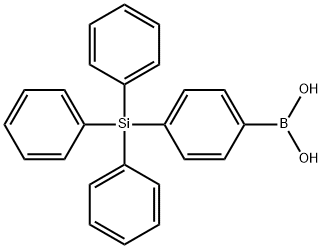[4-(Triphenylsilyl)phenyl]boronic acid Structure