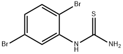 1-(2,5-ジブロモフェニル)チオ尿素 化学構造式