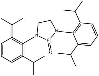 1,3-ビス(2,6-ジイソプロピルフェニル)-1,3,2-ジアザホスホリジン2-オキシド 化学構造式