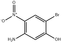 5-Amino-2-bromo-4-nitrophenol Structure