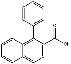 1-苯基-2-萘甲酸 结构式