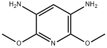 2,6-Dimethoxy-3,5-diaminopyridine Struktur