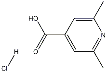 2,6-二甲基异烟酸盐酸盐, 857363-49-6, 结构式