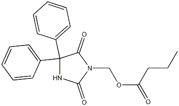 85901-33-3 Butanoic acid, (2,5-dioxo-4,4-diphenyl-1-imidazolidinyl)methyl ester