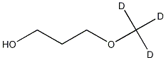 3-(Methoxy-d3)-1-propanol, 86013-00-5, 结构式