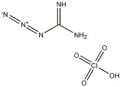 Carbamimidic azide, monoperchlorate Struktur