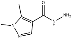 1,5-dimethyl-1H-pyrazole-4-carbohydrazide 化学構造式