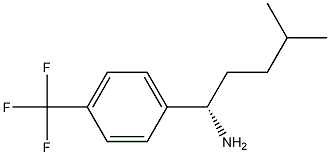 (1S)-4-Methyl-1-[4-(trifluoromethyl)phenyl]pentylamine Structure