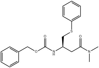 N-[(1R)-3-(DiMethylaMino)-3-oxo-1-[(phenylthio)Methyl]propyl]carbaMic Acid PhenylMethyl Ester