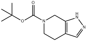 1,4,5,7-四氢-6H-吡唑并[3,4-C]吡啶-6-羧酸叔丁酯,871726-73-7,结构式