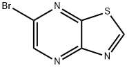 6-BROMOTHIAZOLO[5,4-B]PYRAZINE Structure