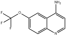 4-Amino-6-trifluoromethoxyquinoline Struktur
