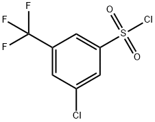 3-氯-5-三氟甲基苯磺酰氯,875167-01-4,结构式