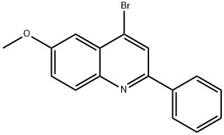 4-Bromo-6-methoxy-2-phenylquinoline Structure