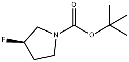 (R)-1-BOC-3-氟吡咯烷, 876617-25-3, 结构式