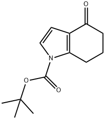 4-氧代-4,5,6,7-四氢-1H-吲哚-1-羧酸叔丁酯, 877170-76-8, 结构式