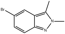 5-溴-2,3-二甲基-2H-吲唑,878064-16-5,结构式