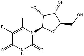 5-Fluoro-6-iodouridine Structure