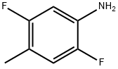 2,5-二氟-4-氨基甲苯, 878285-14-4, 结构式