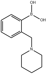 2-(Piperidin-1-ylmethyl)phenylboronic acid Structure