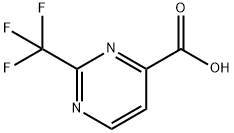 2-(trifluoromethyl)pyrimidine-4-carboxylic acid Struktur
