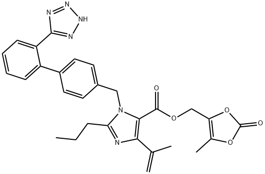 Olmesartan medoxomil impurity I Structure