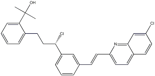 孟鲁司特氯醇杂质, 880769-28-8, 结构式
