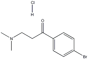 3-(Dimethylamino)-4'-bromopropiophenone Hydrochloride Structure