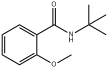 N-叔丁基-2-甲氧基苯甲酰胺, 88105-14-0, 结构式