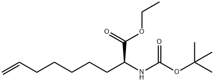 (S)-ethyl 2-(tert-butoxycarbonylamino)non-8-enoate|(2S)-2-[[(叔丁氧基)羰基]氨基]-8-壬烯酸乙酯
