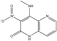 4-(甲基氨基)-3-硝基-1,5-萘啶-2(1H)-酮, 882651-36-7, 结构式